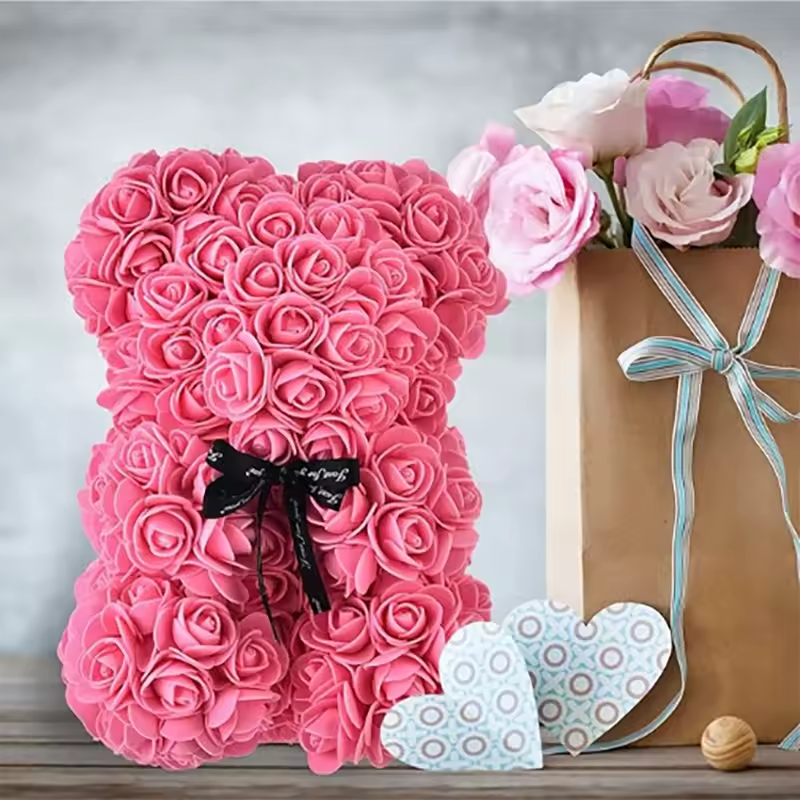 Charming Teddy Rose Bear